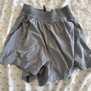 Vuori Women's Athletic Shorts in Gray